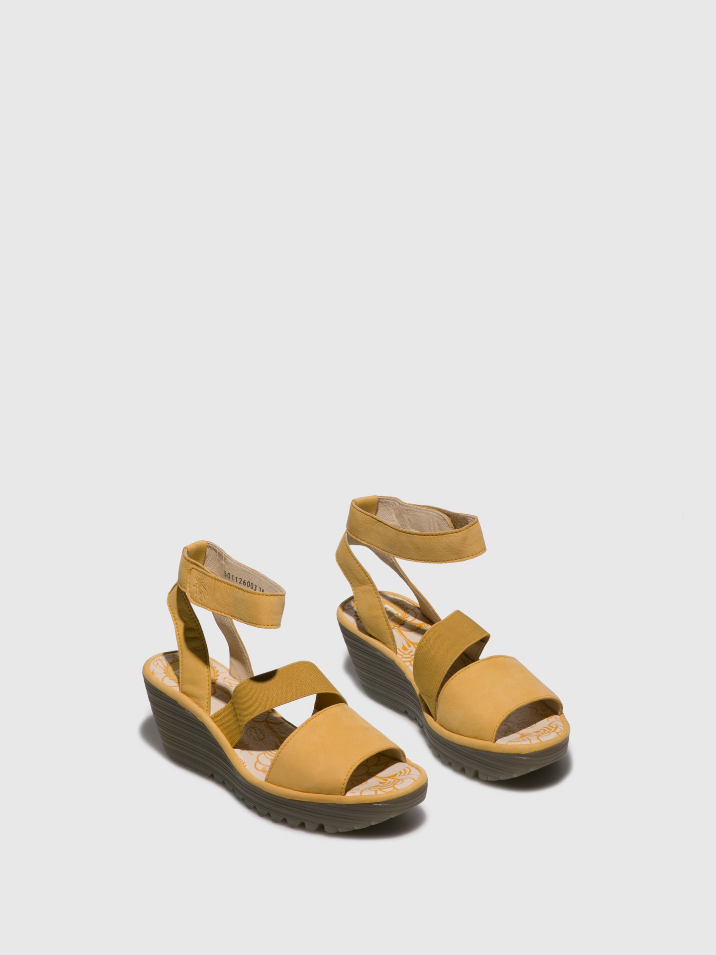 Fly London Ankle Strap Sandals YODE126FLY Yellow